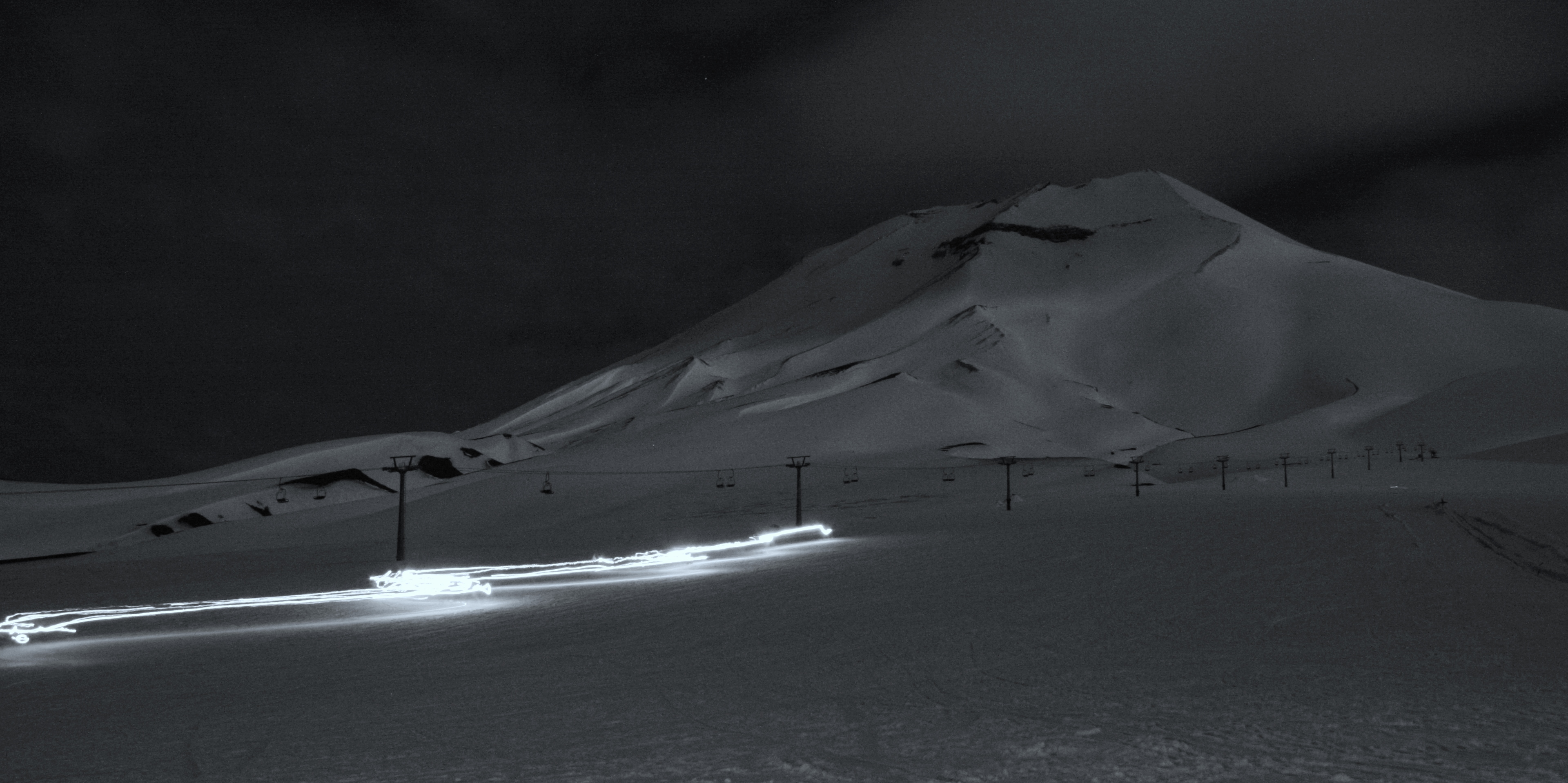 Torches night, Chilean national day celebration at Corralco