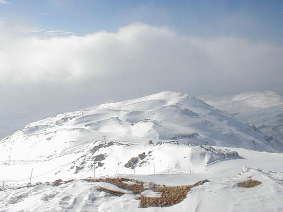 hermon resort in israel see on domain u can see lebanon + syria + israel from there, Mount Hermon