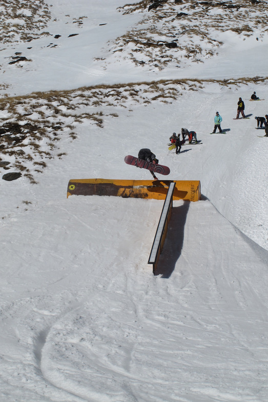End of Season Rail Jib, Remarkables