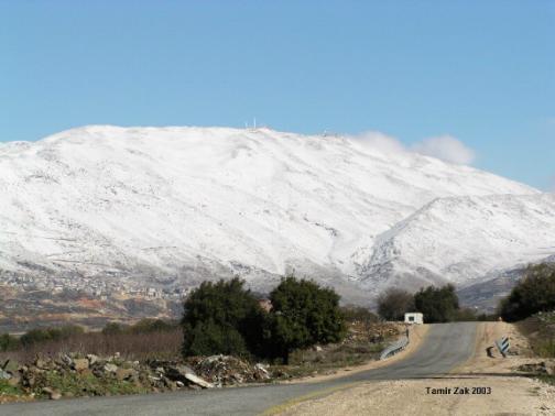 a view from masaade syrian villiage in israel, Mount Hermon