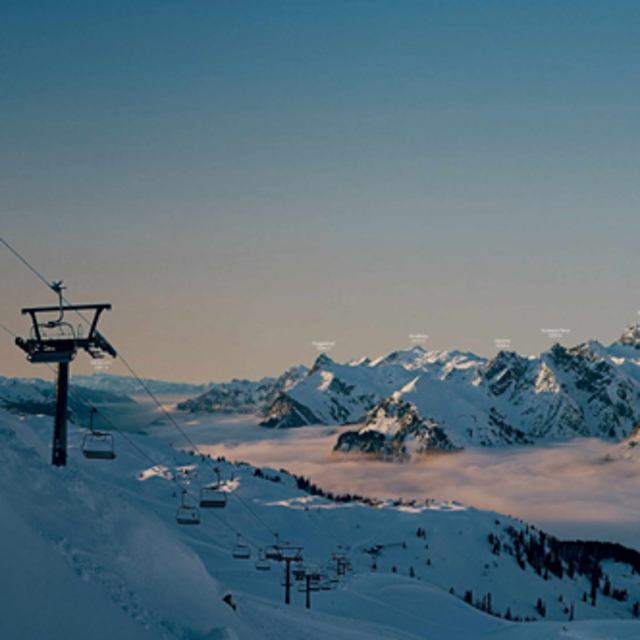 skibase Arlberg Sonnenkopf panorama, Klösterle/Sonnenkopf