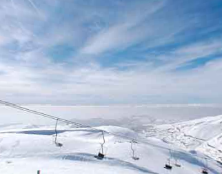 a look form hermon to the lebanis side, Mount Hermon