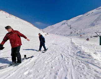 hermon ski near the lebanis lines, Mount Hermon