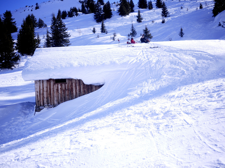 Picnic spot, Jan 2012, Flaine