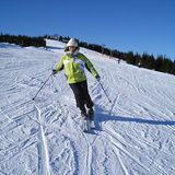 Attractive skier - Skipark Ruzomberok Slovakia, Ružomberok - Malino Brdo