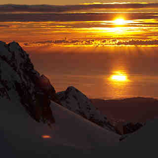 Pioneer Hut Sunset