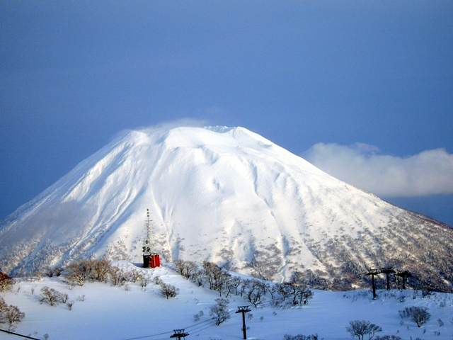 Mt Yotei from Niseko, Hokkaido Japan, Niseko Grand Hirafu