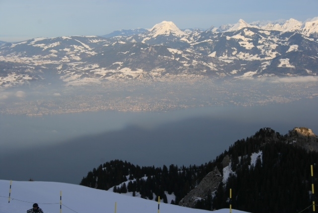 View of Lake Geneva from Thollon, Thollon les Mémises