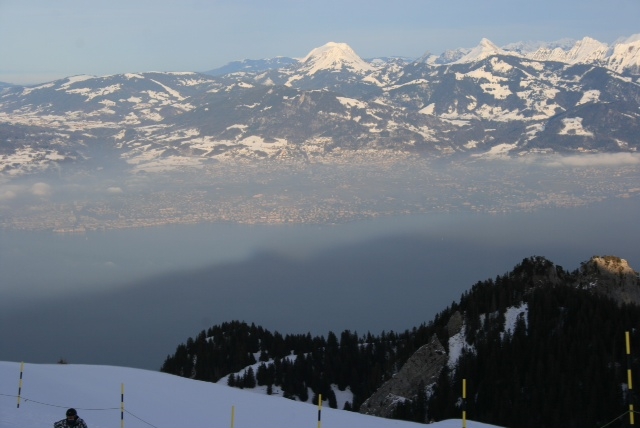 View of Lake Geneva from Thollon, Thollon les Mémises