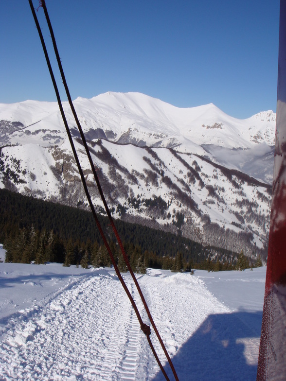 Taken from snowcat, Popova Sapka
