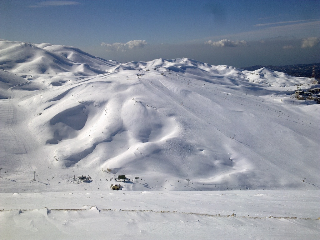 view from Jabal Dib, Mzaar Ski Resort