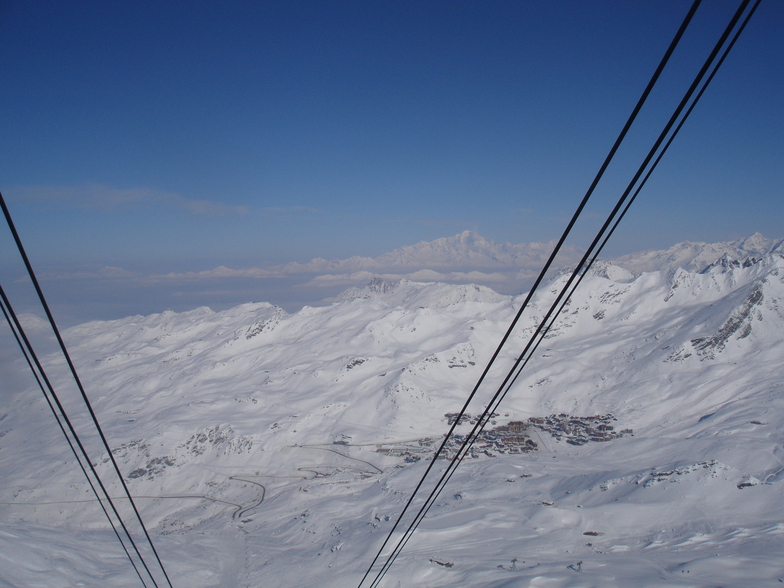 Mt Blanc - over 40miles away., Val Thorens