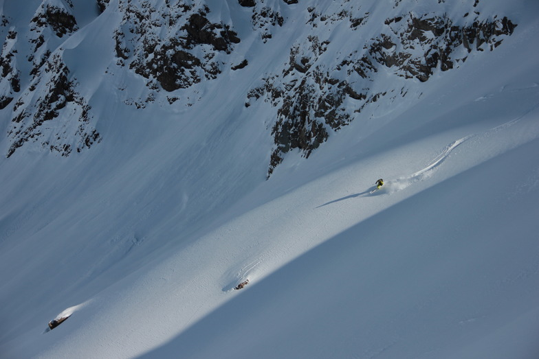 July powder, Puma Lodge - Chilean Heliski