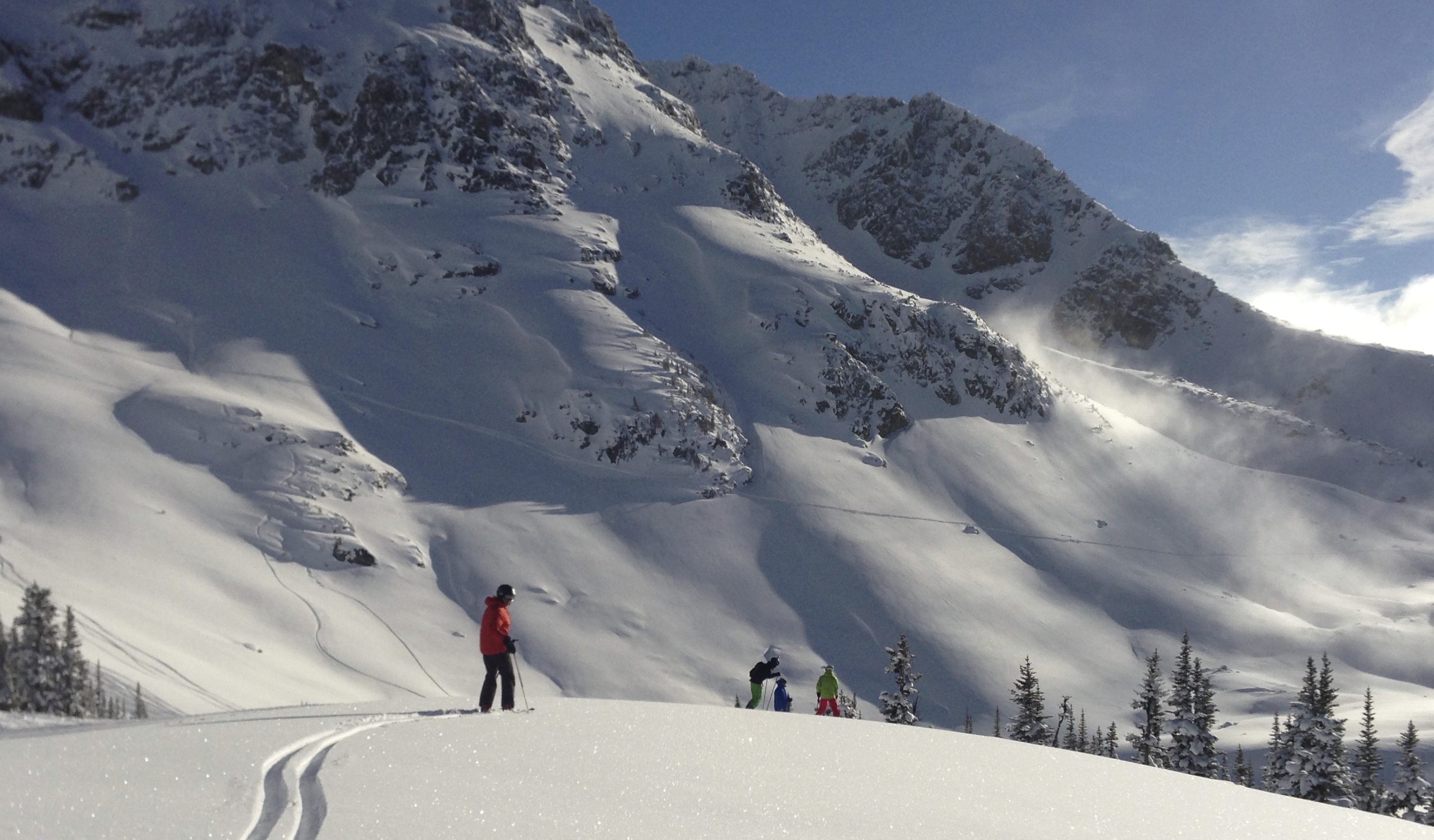 Fresh tracks at Blackcomb Mountain, Whistler Blackcomb