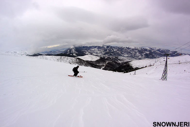 Lone skier, Brezovica