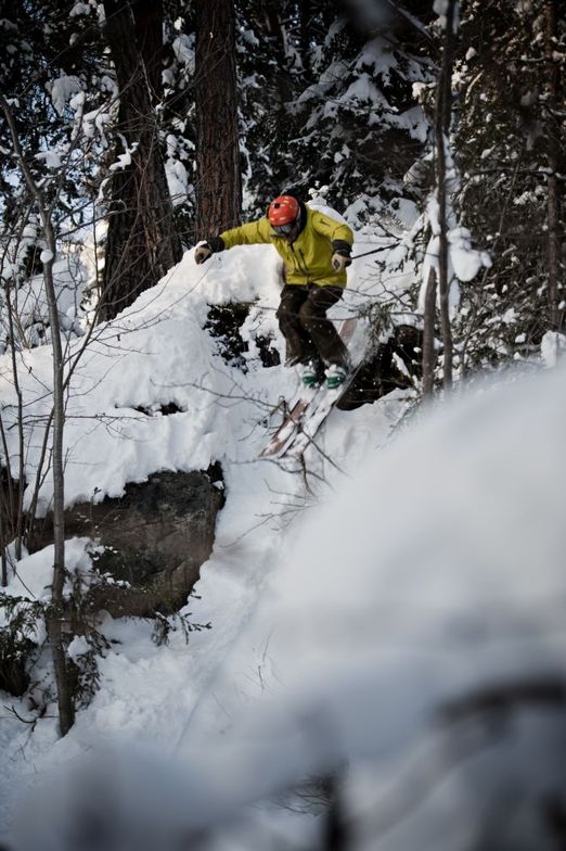 backyard drop, Flims Laax Falera