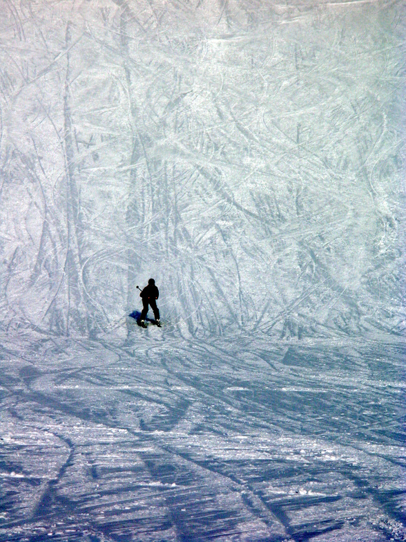 skiing down Mt. Hood Meadows, Mt Hood Meadows