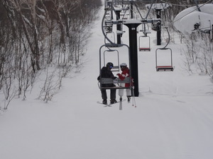 Getting deep at Appi, Appi Kogen photo