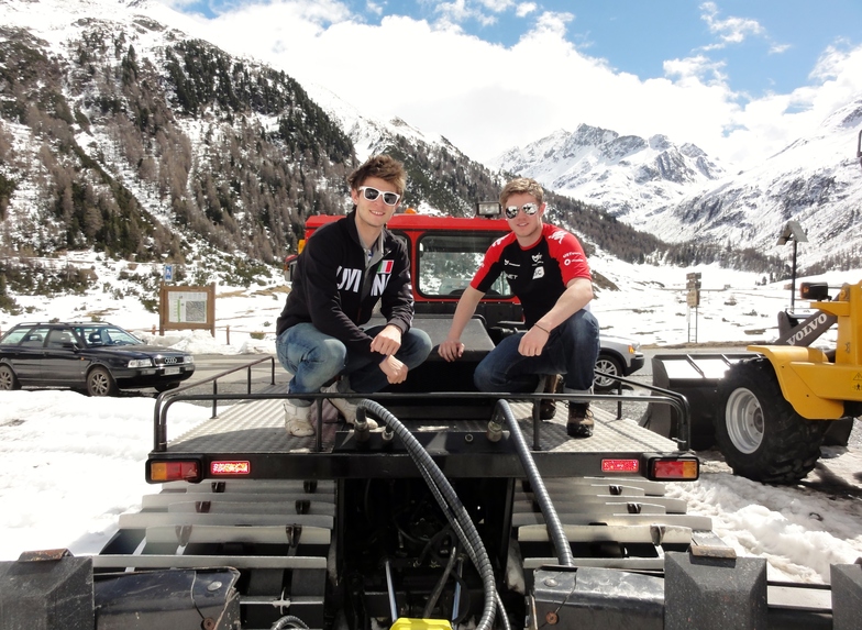 Snowcat ride, Livigno