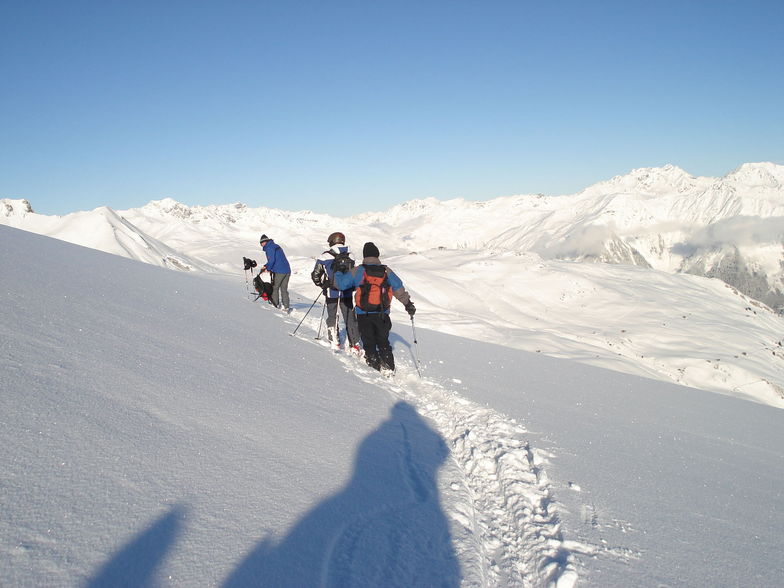 preparing to ski Stutzalp to the Wolfgang pass, Davos