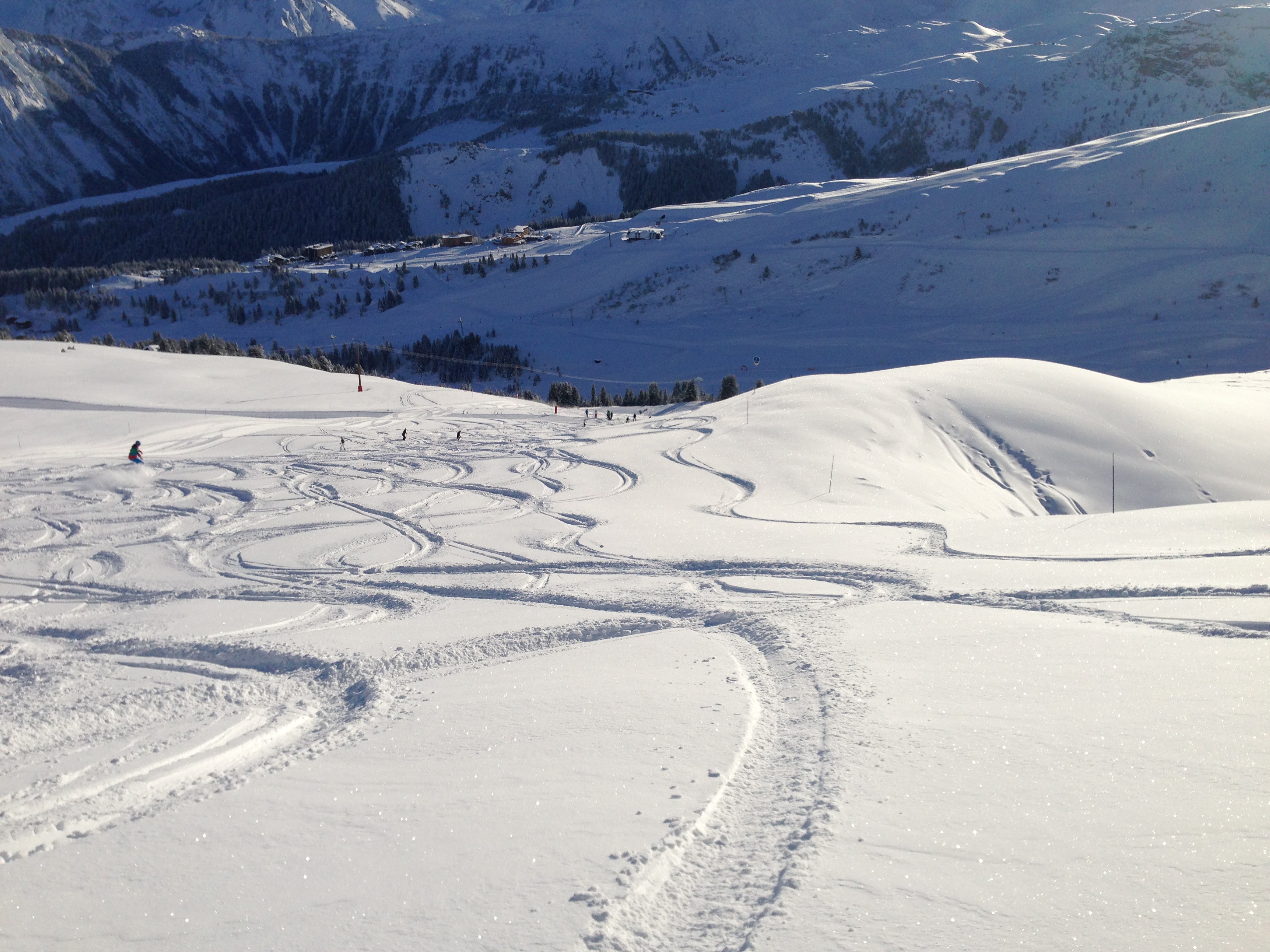 Powder in Meribel, Méribel