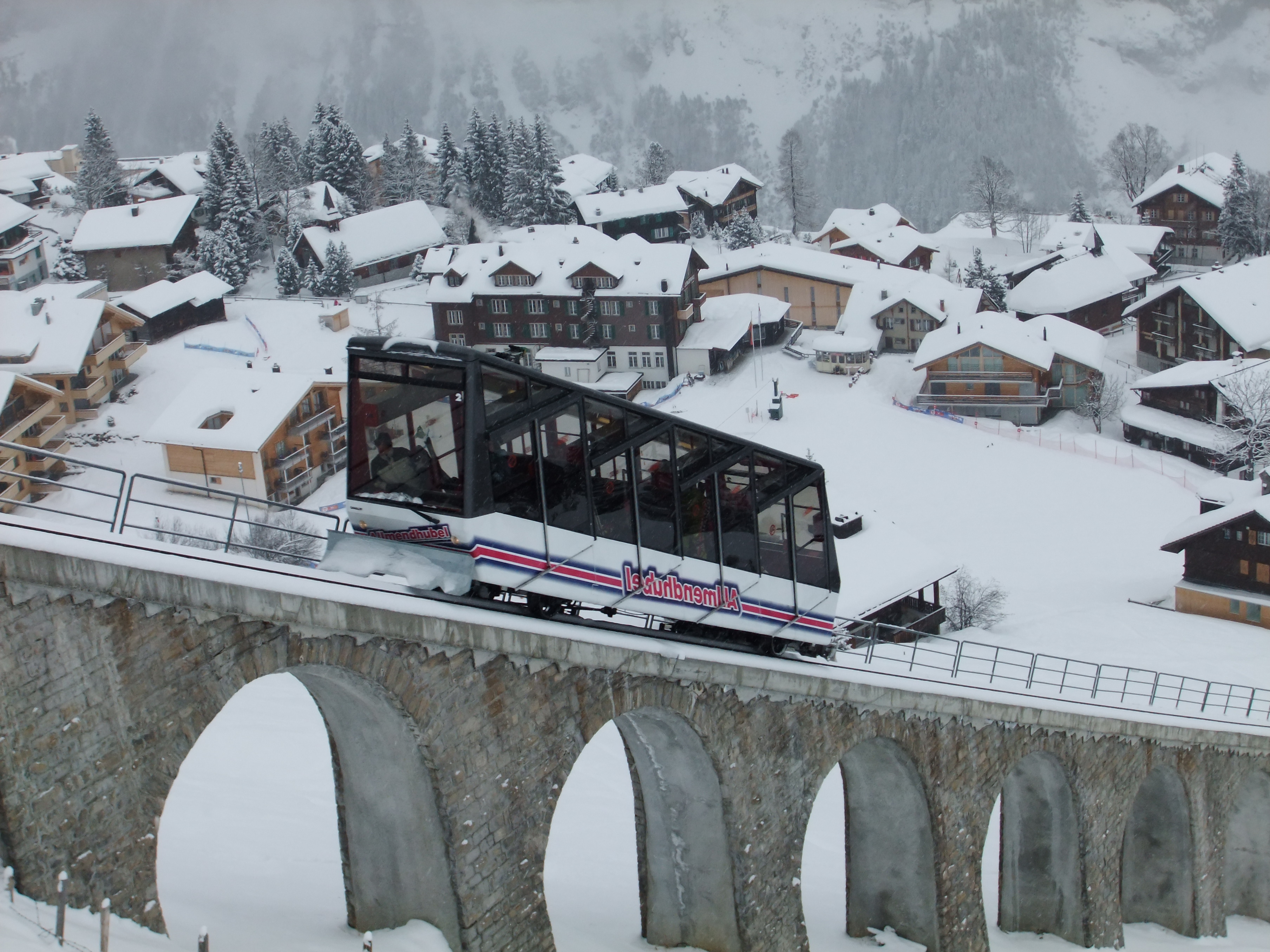 Allmendhubel Train, Mürren