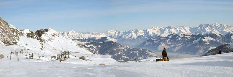 Kitzstienhorn glacier panorama, Kaprun