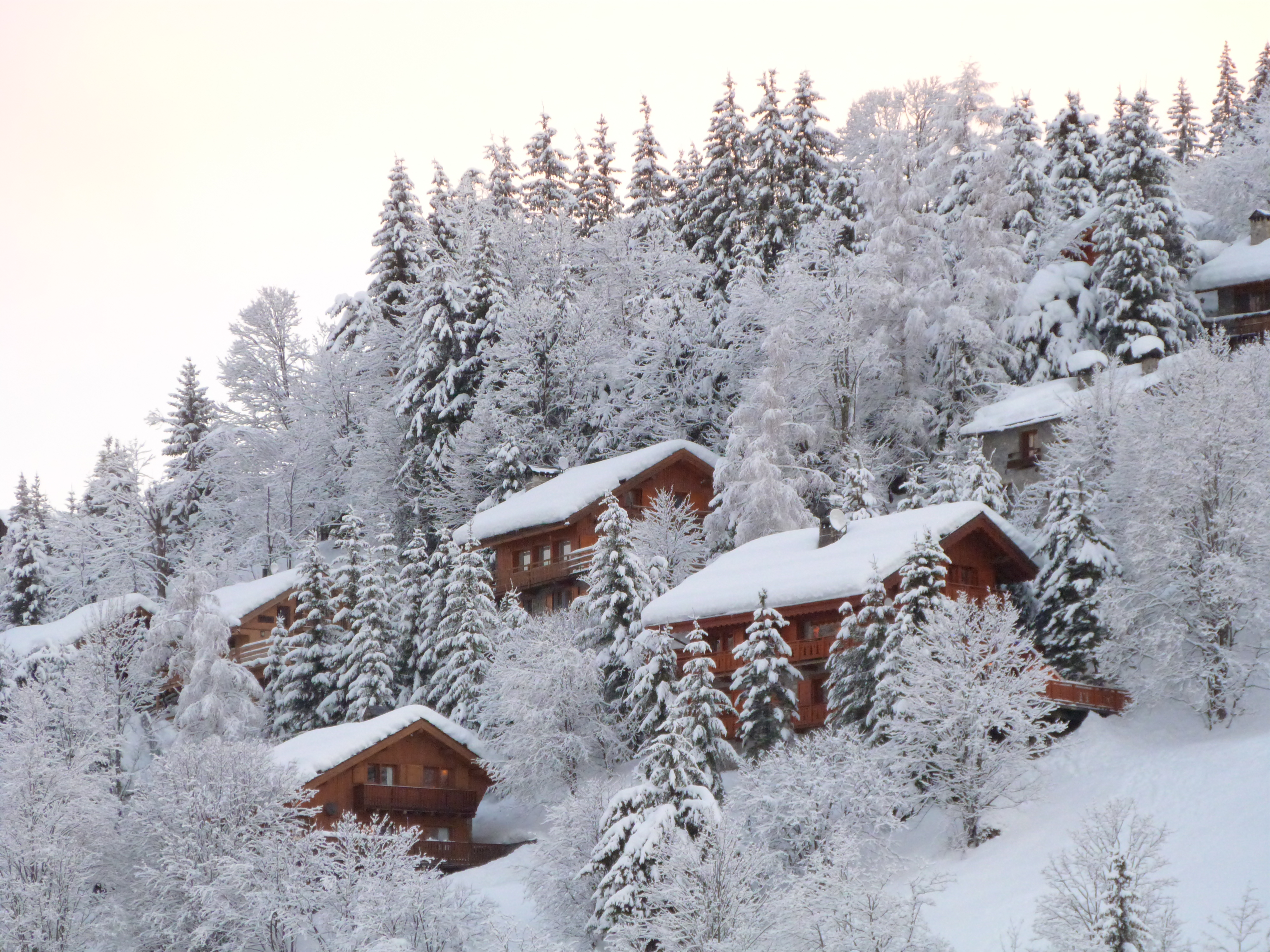 chalets, Méribel