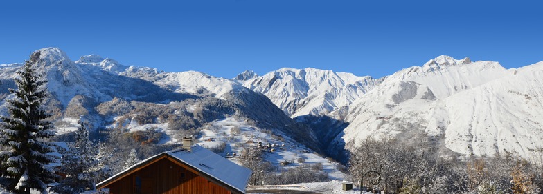 Stunning views from Chamois Lodge, St Martin de Belleville