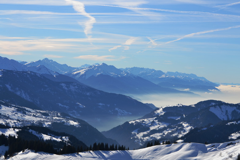 View from Le Torraz, Combloux