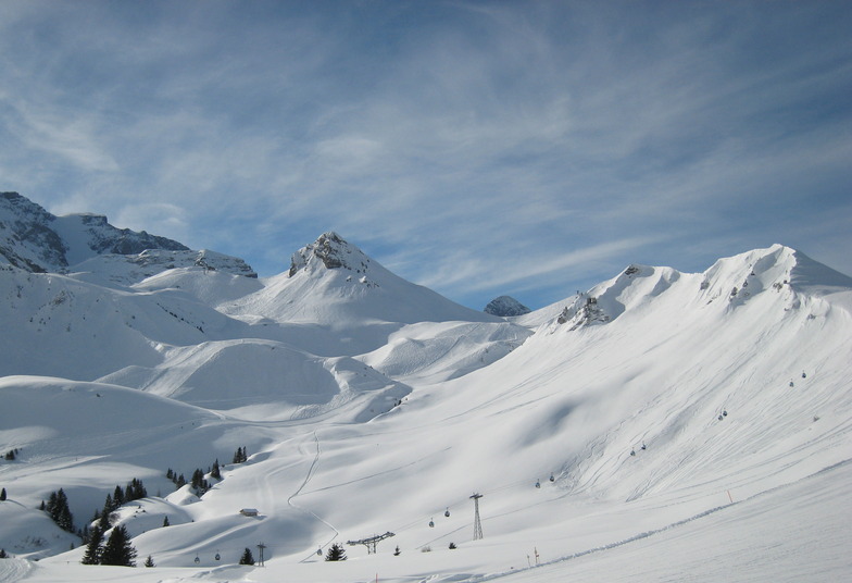 Adelboden snow