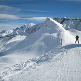 wind rip seen from Luegli lift, Adelboden