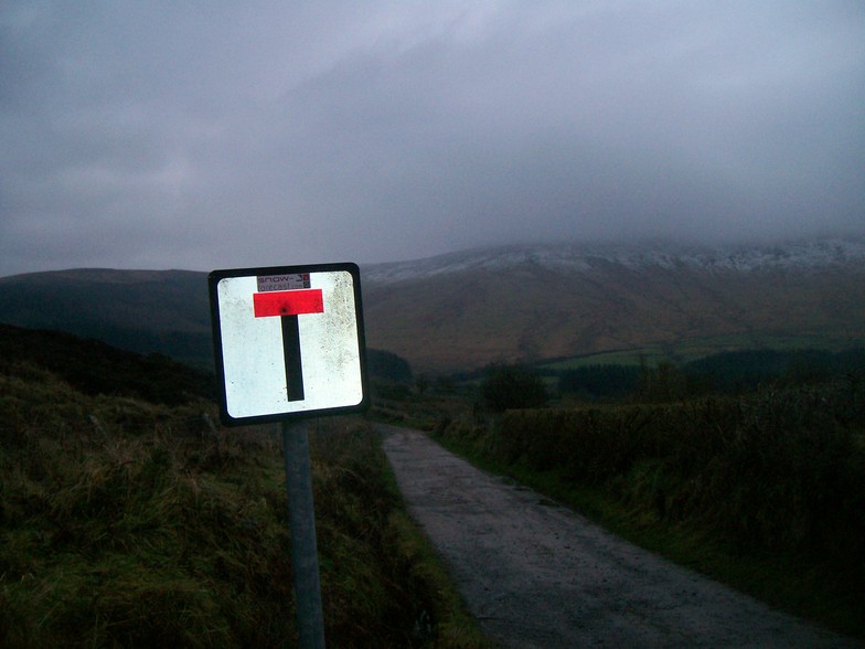 Road to Base of Seefin run., Seefin (Monavullagh)
