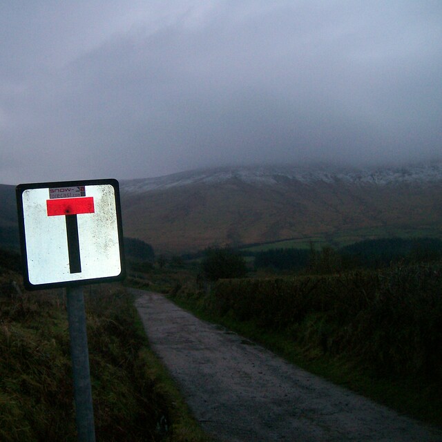 Road to Base of Seefin run., Seefin (Monavullagh)