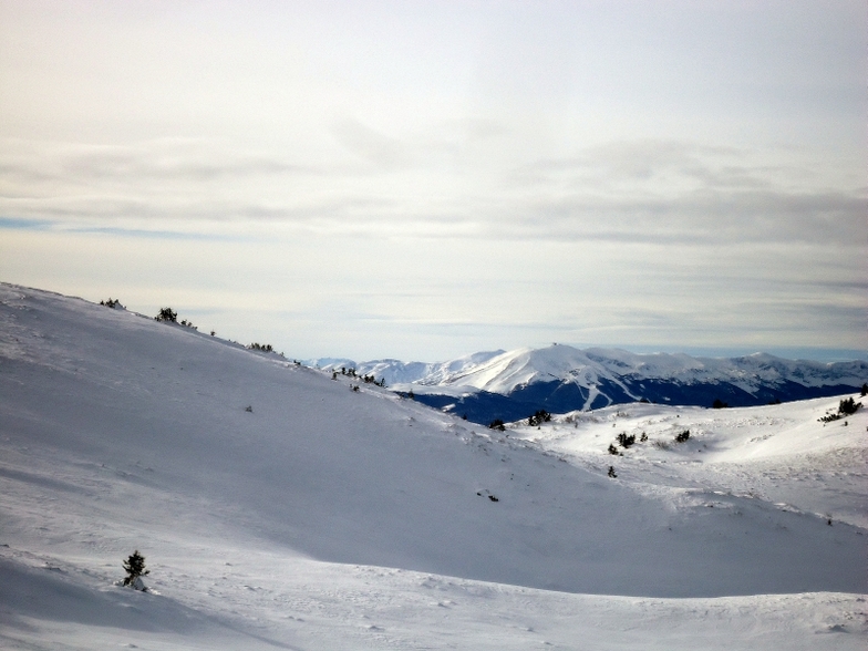 Pogled na Bjelašnicu sa Jahorine, Bjelašnica