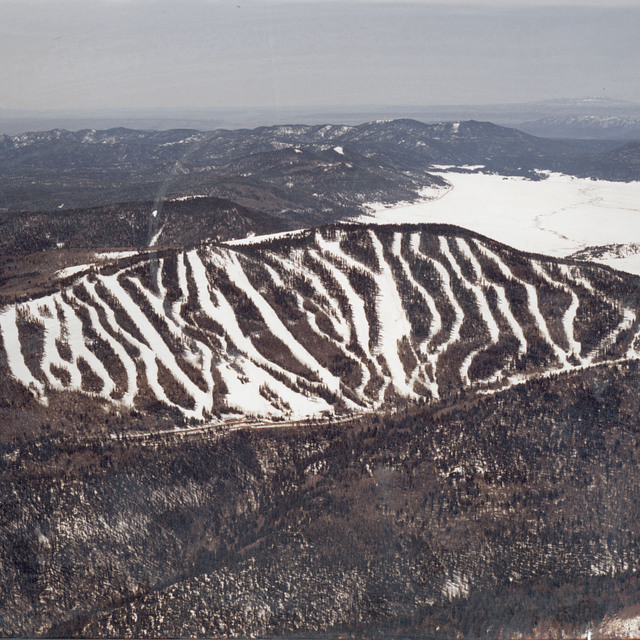 Pajarito Mountain Ski Area Snow: Aerial View