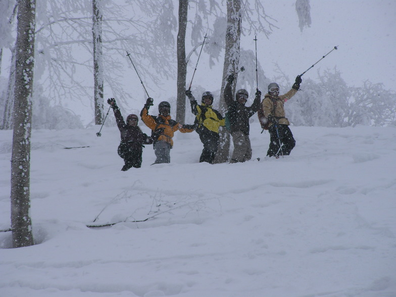 telemarkski in tree, Madarao Kogen