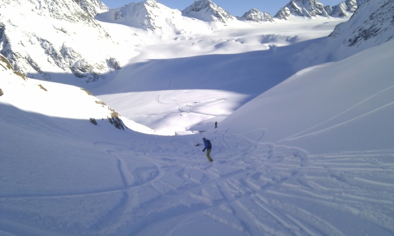 Pitztal Snowboarding, Pitztal Glacier