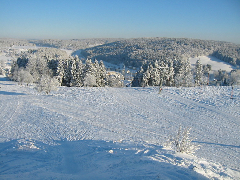 Tettau - View from the "Dreitausender" -  Wildberglift