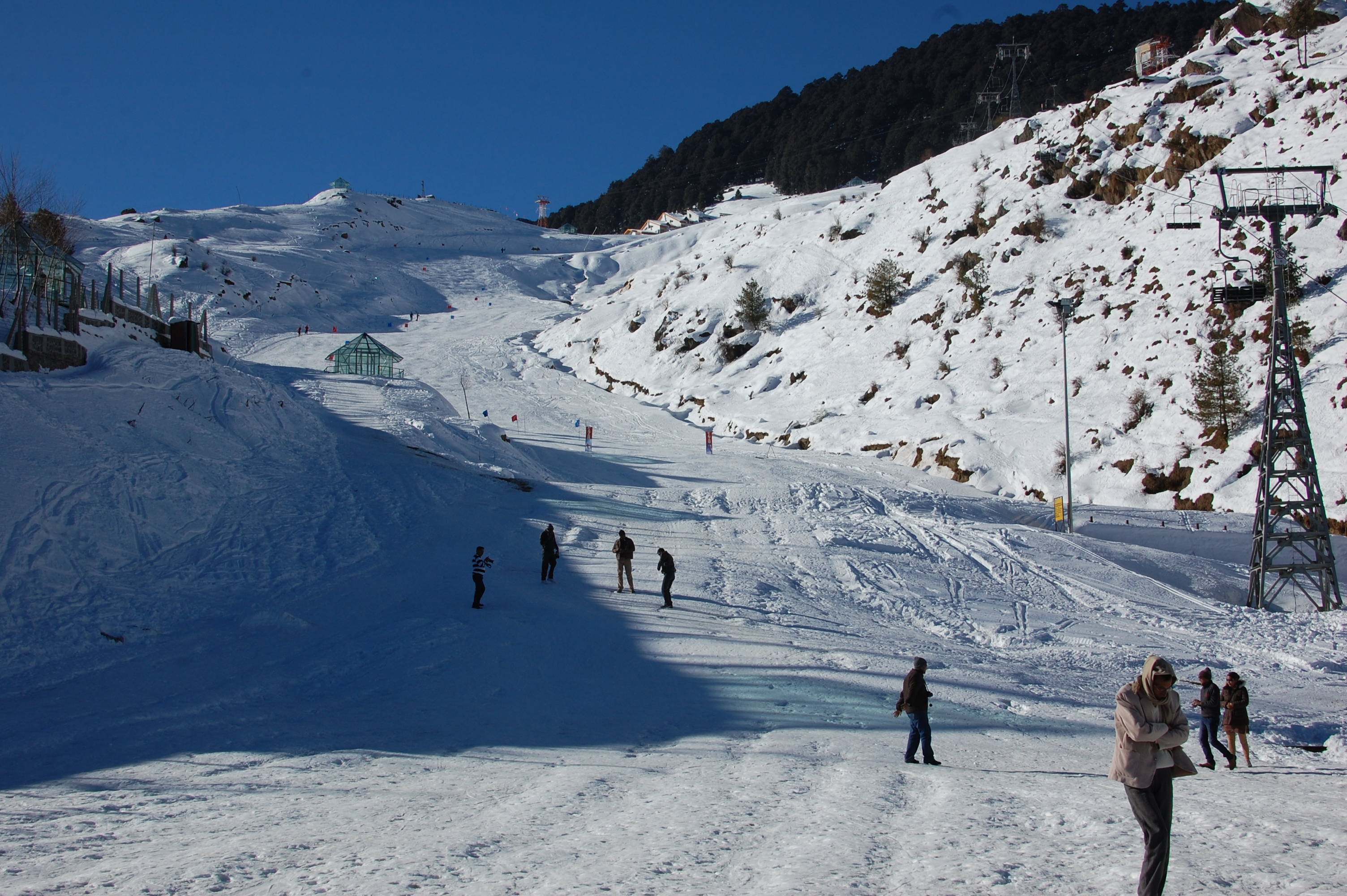 slalom slope, Auli