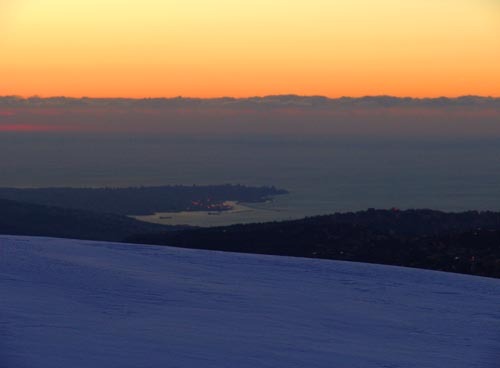 Faqra sunset,lebanon, Mzaar Ski Resort