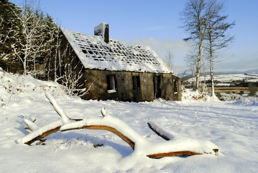 Old Scout House,base of northern side Knockanaffrin ridge,Comeragh mts., Knockanaffrin (Comeragh Mts)