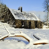 Old Scout House,base of northern side Knockanaffrin ridge,Comeragh mts., Ireland