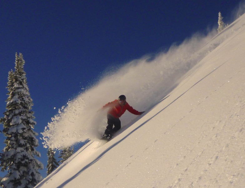 Stone Parker  - pow slash!, Stevens Pass