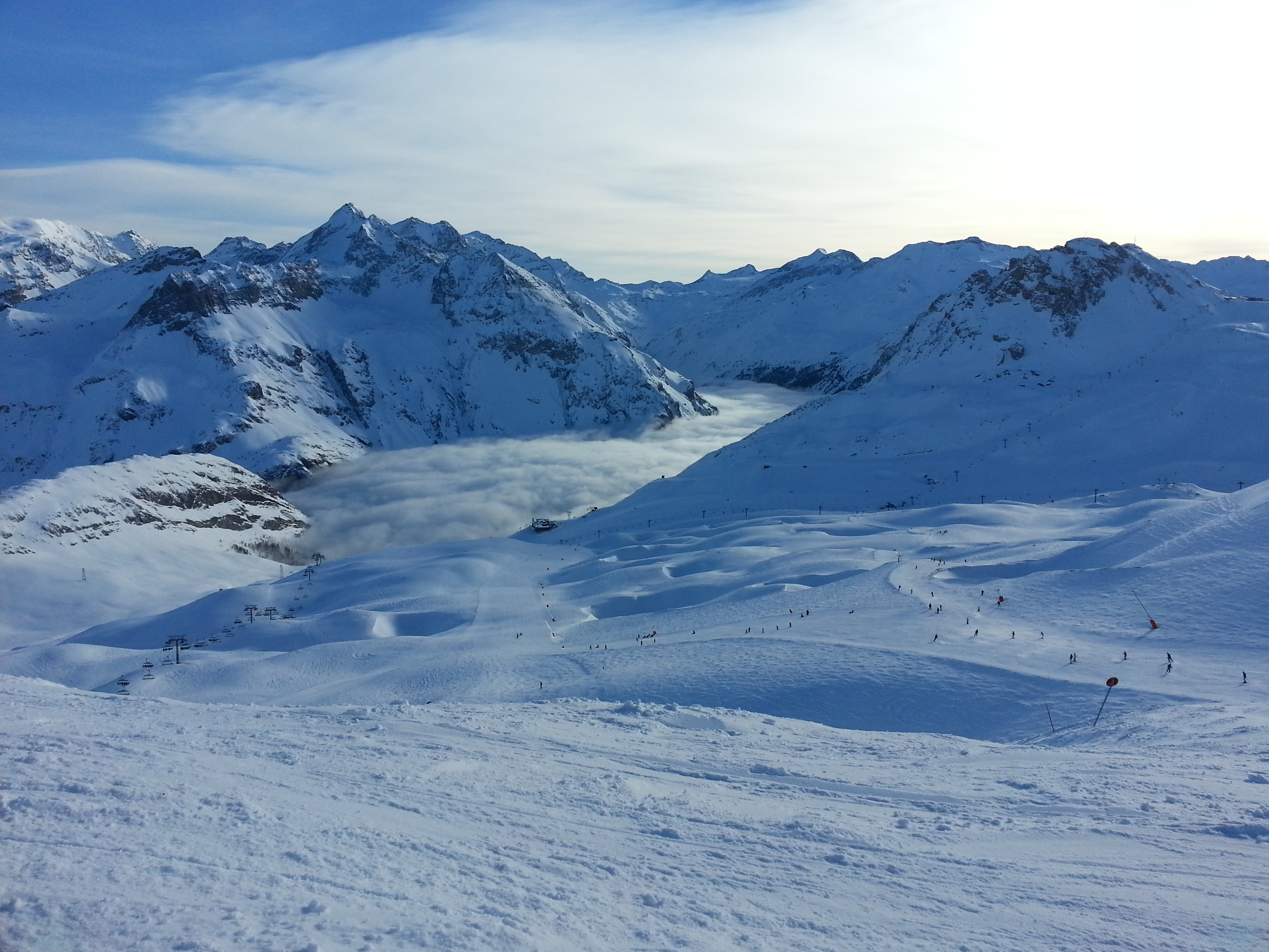 temp inversion, Val d'Isere