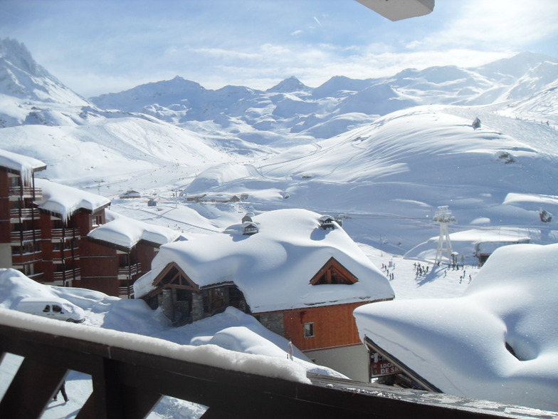 Val Thorens from Tikal apartments