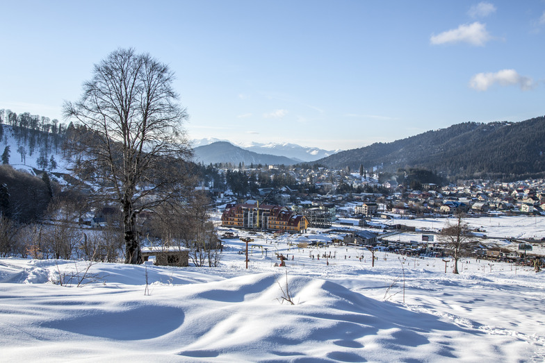 Sunny day in Bakuriani