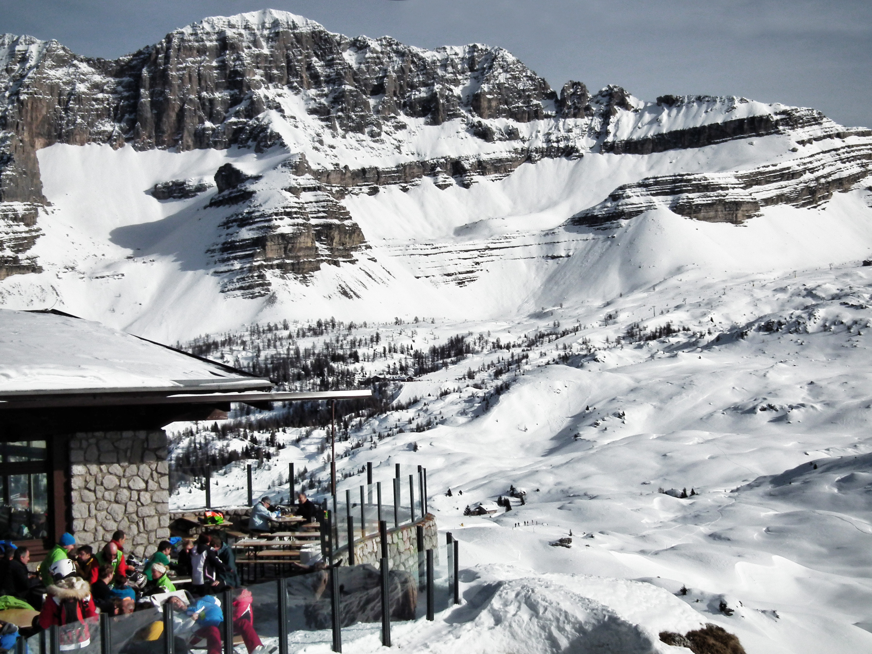 lunchtime at Madonna, Madonna di Campiglio