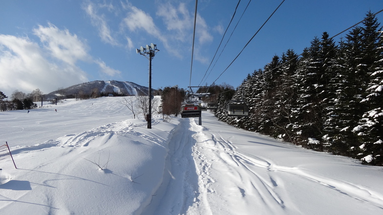 First tracks at Appi., Appi Kogen