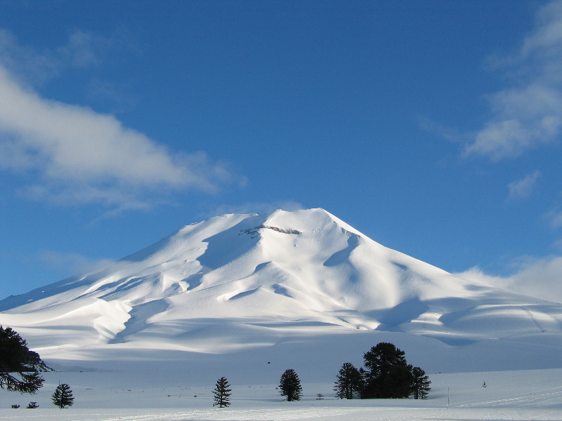 lonquimay volcano, Chile, Cerro Castor